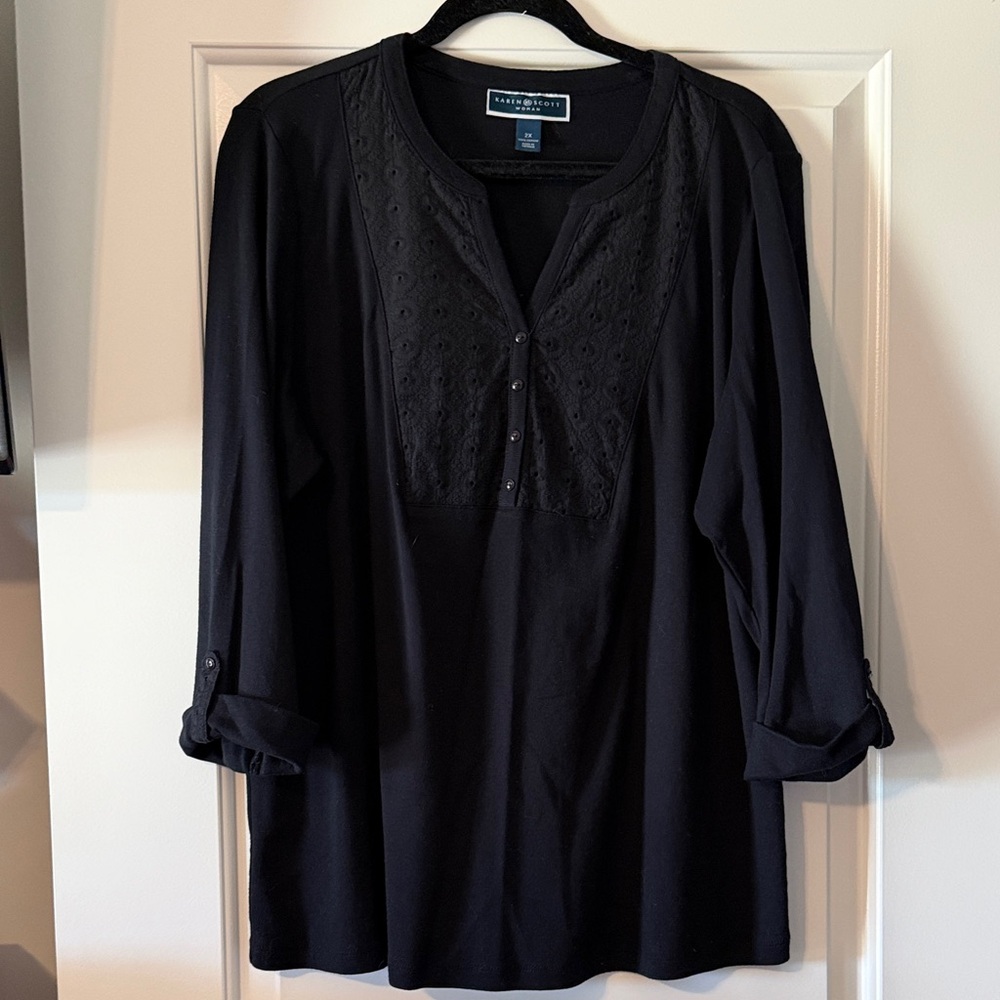 3/4 sleeve top